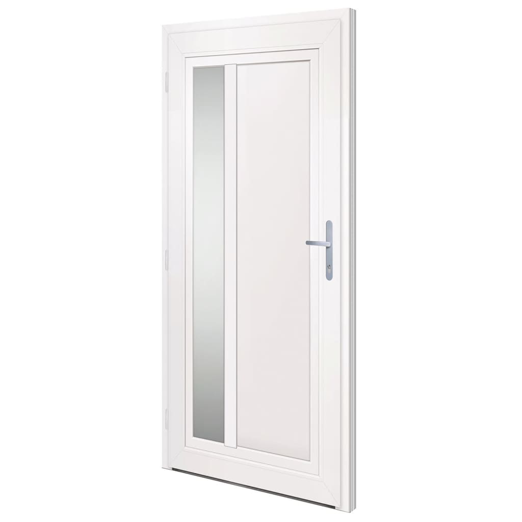 Voordeur 98x200 cm PVC wit