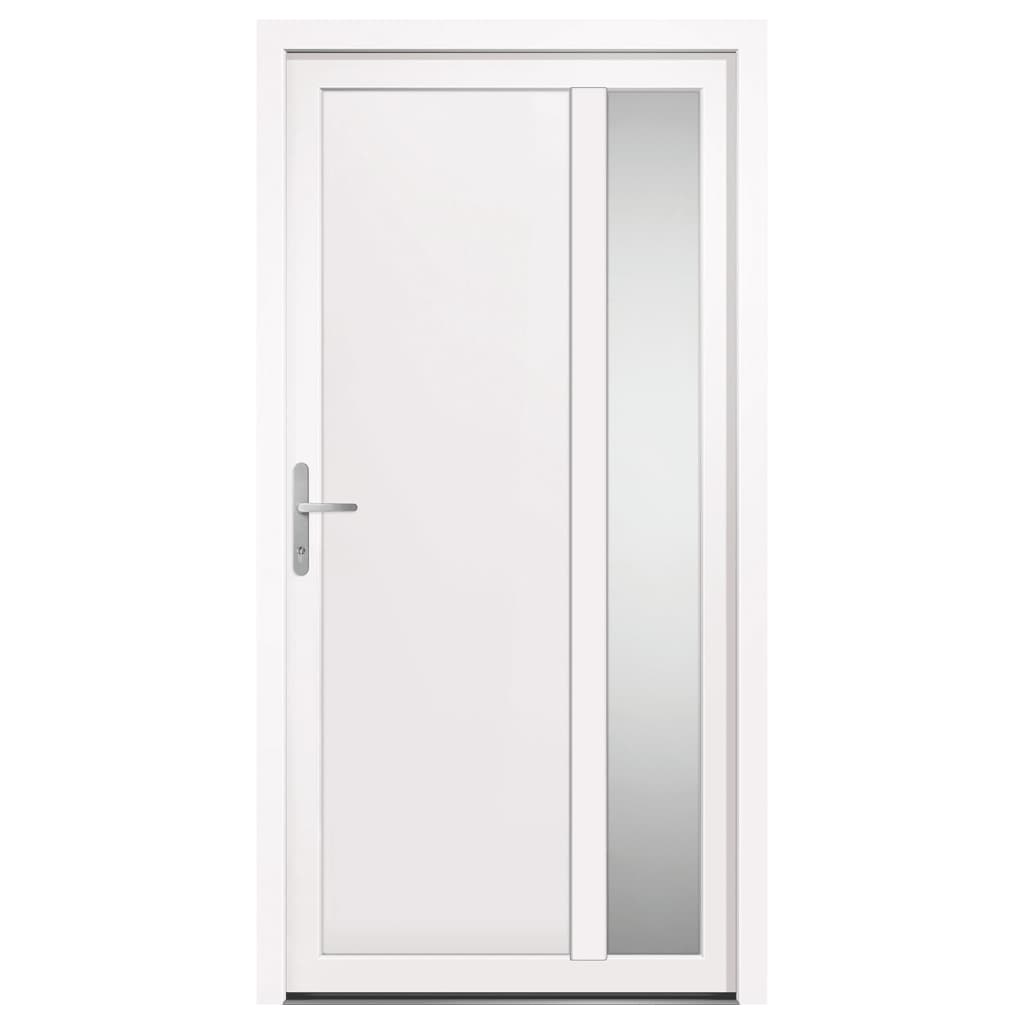 Voordeur 108x208 cm PVC wit