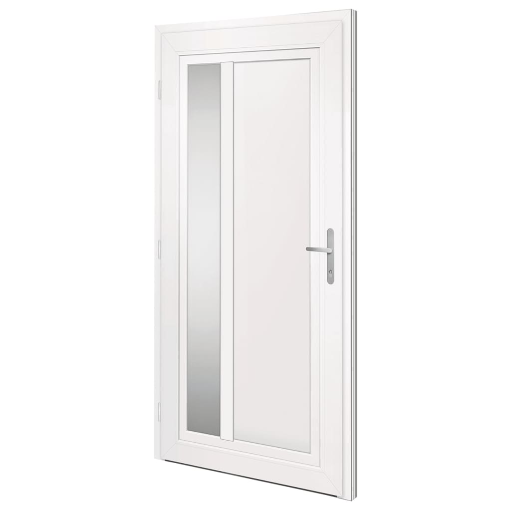 Voordeur 108x208 cm PVC wit