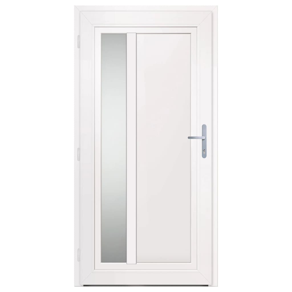 Voordeur 108x208 cm PVC wit