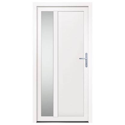 Voordeur 98x200 cm PVC wit