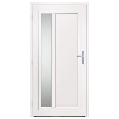 Voordeur 108x208 cm PVC antracietkleurig
