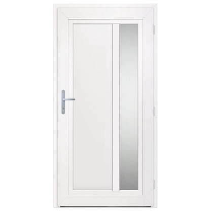 Voordeur 108x208 cm PVC antracietkleurig