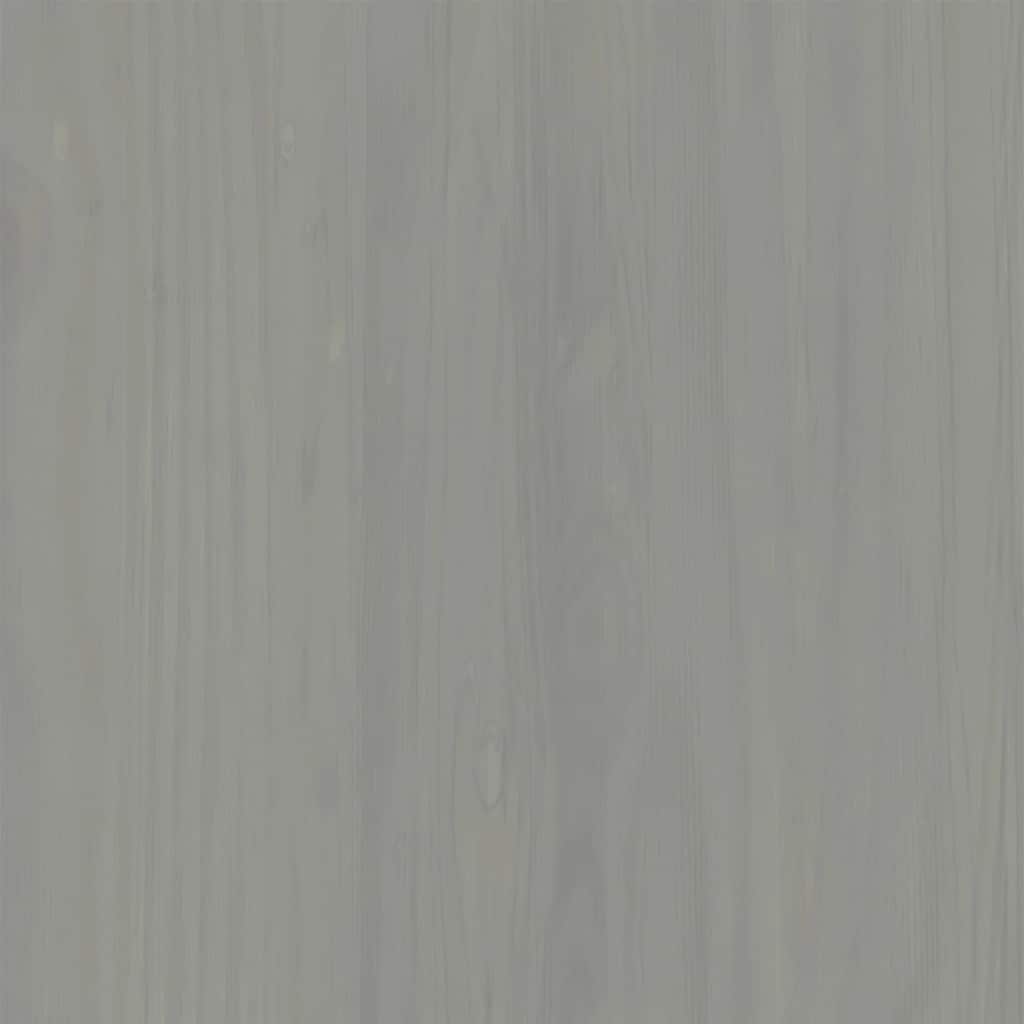 Kledingkast VIGO 90x55x170 cm massief grenenhout grijs