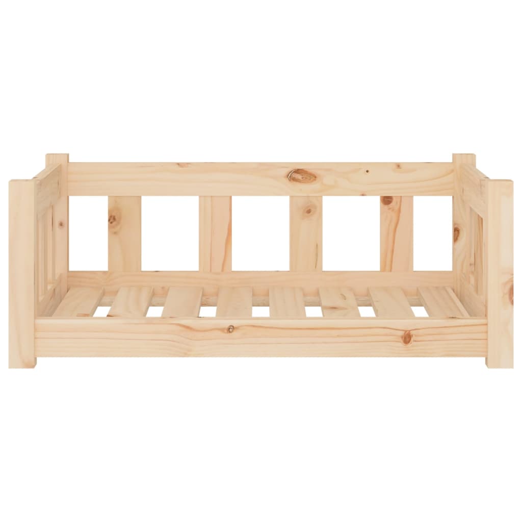 Hondenmand 75,5X55,5X28 Cm Massief Grenenhout 75.5 x 55.5 x 28 cm Naturel