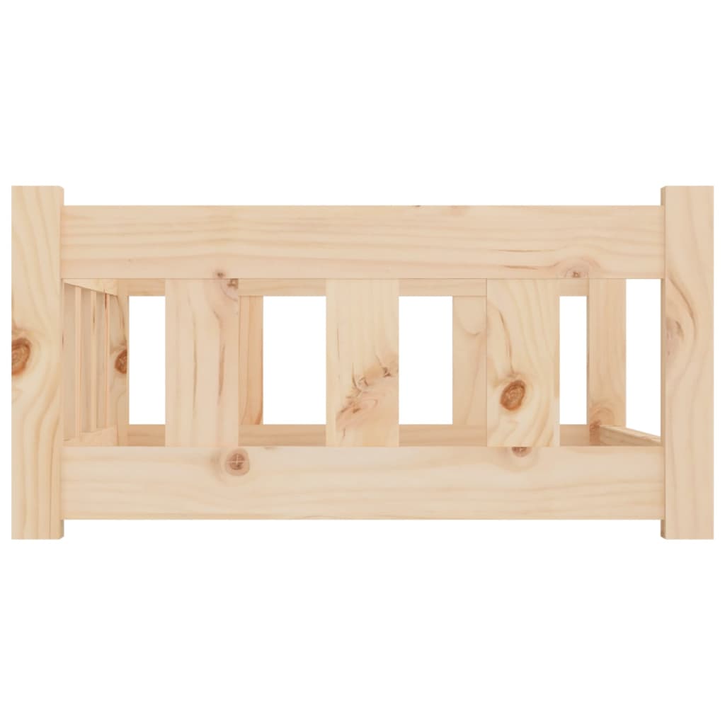Hondenmand 75,5X55,5X28 Cm Massief Grenenhout 75.5 x 55.5 x 28 cm Naturel