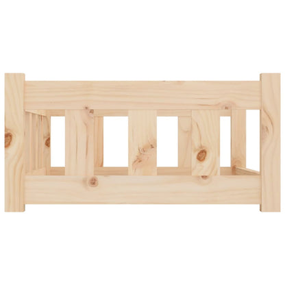 Hondenmand 75,5X55,5X28 Cm Massief Grenenhout 75.5 x 55.5 x 28 cm Naturel