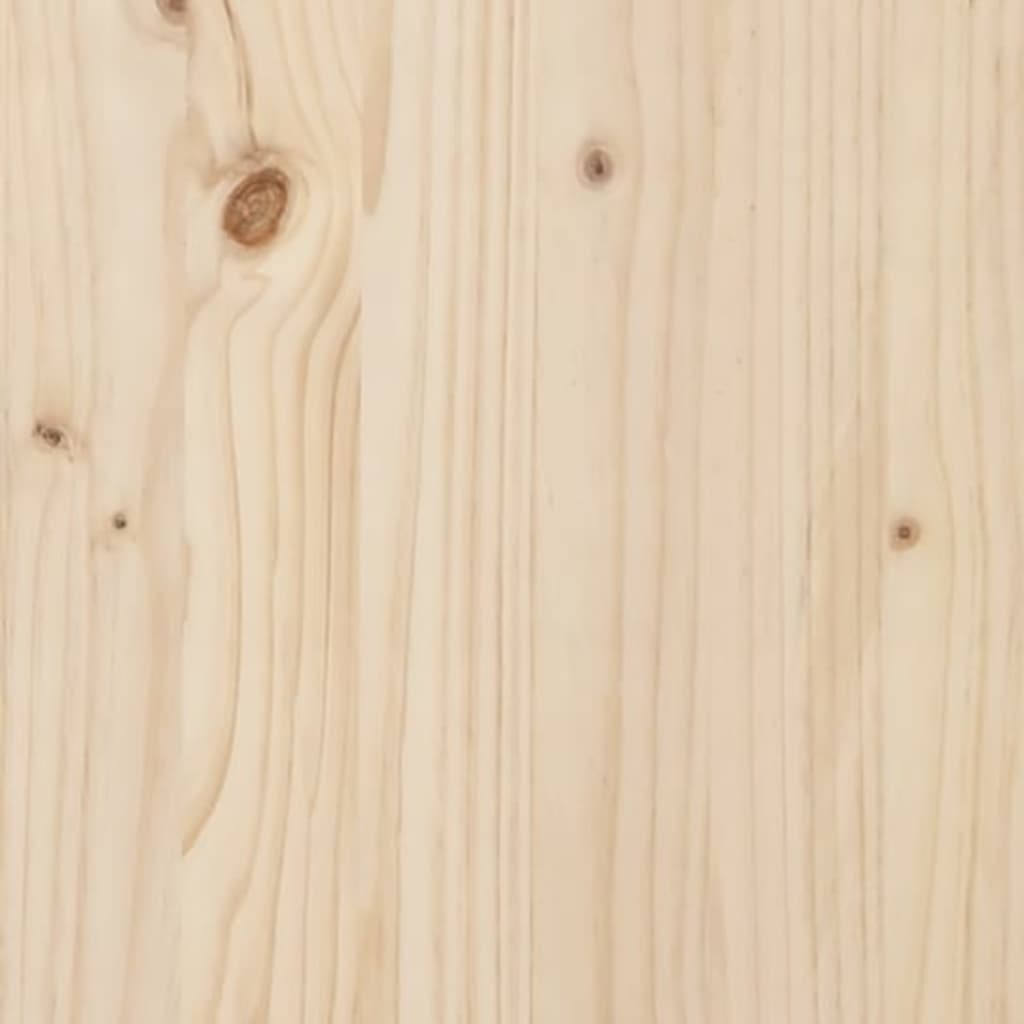 Hondenmand 75,5X55,5X28 Cm Massief Grenenhout 75.5 x 55.5 x 28 cm Naturel