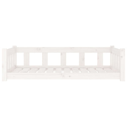Hondenmand 105,5X75,5X28 Cm Massief Grenenhout 105.5 x 75.5 x 28 cm Wit