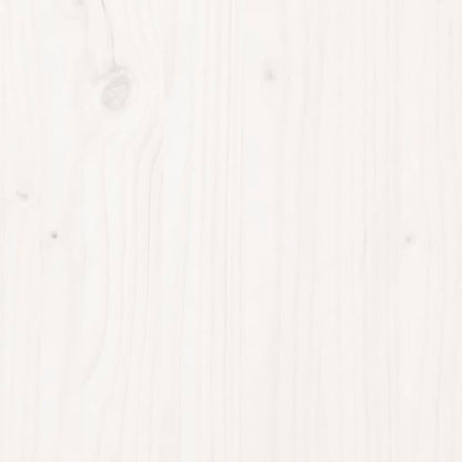 Hondenmand 105,5X75,5X28 Cm Massief Grenenhout 105.5 x 75.5 x 28 cm Wit