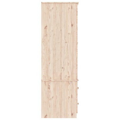 Kledingkast ALTA 90x55x170 cm massief grenenhout