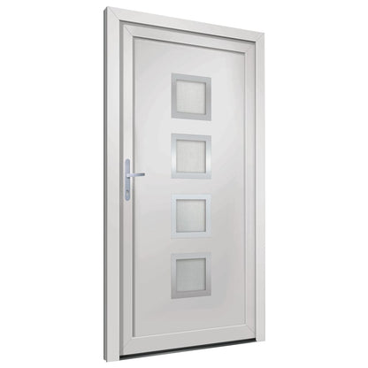 Voordeur 98x208 cm PVC wit