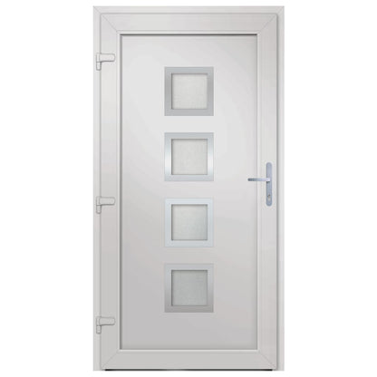 Voordeur 98x208 cm PVC wit