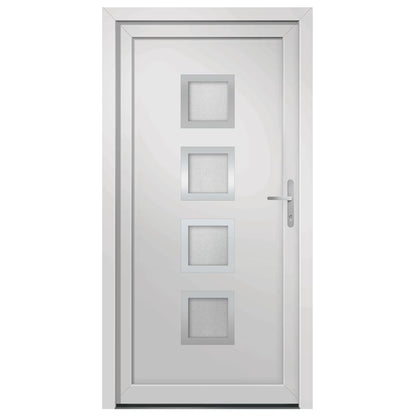 Voordeur 98x208 cm PVC wit