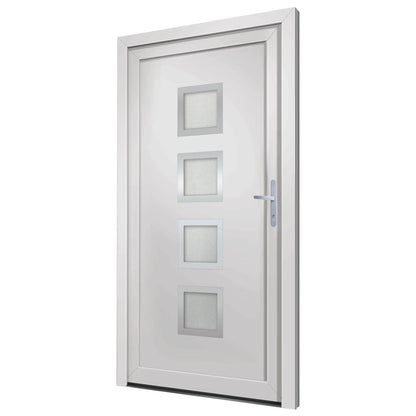 Voordeur 98x208 cm PVC wit