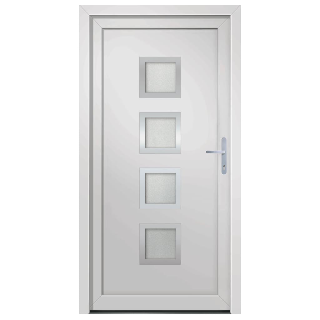 Voordeur 108x208 cm PVC wit