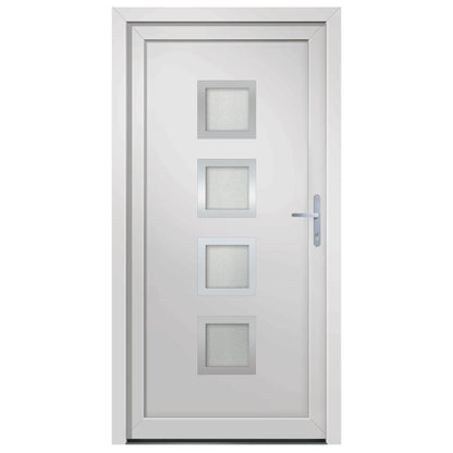 Voordeur 108x208 cm PVC wit