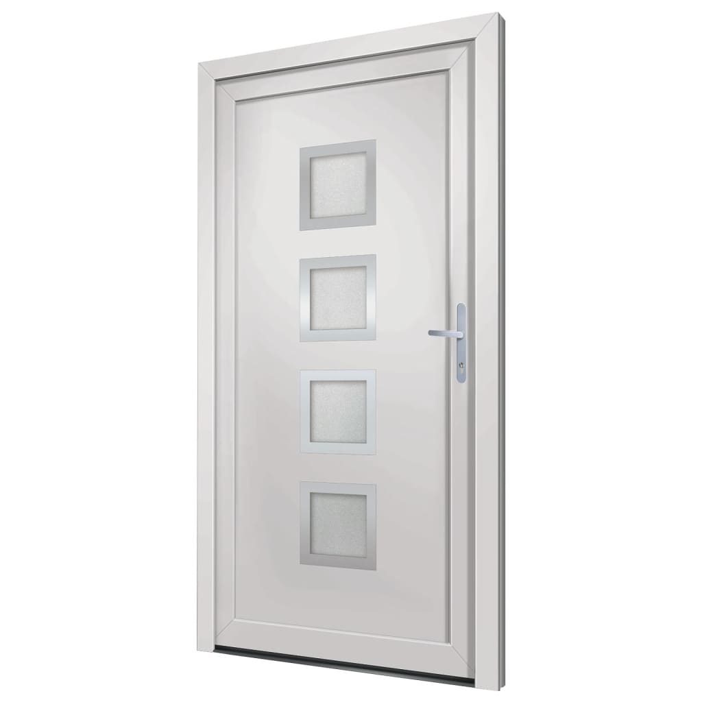 Voordeur 108x208 cm PVC wit