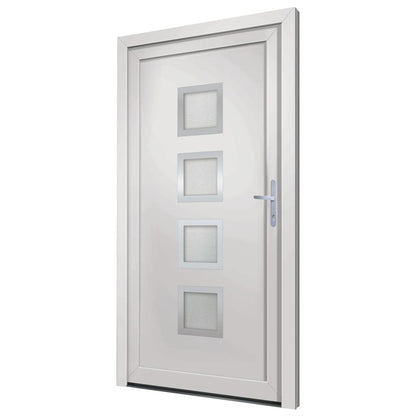 Voordeur 108x208 cm PVC wit
