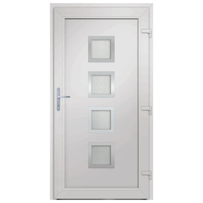 Voordeur 98x190 cm PVC antracietkleurig