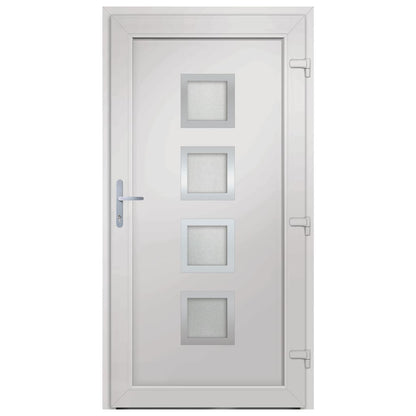 Voordeur 98x208 cm PVC antracietkleurig