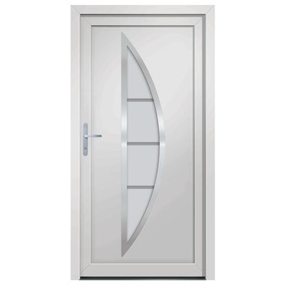Voordeur 108x208 cm PVC wit