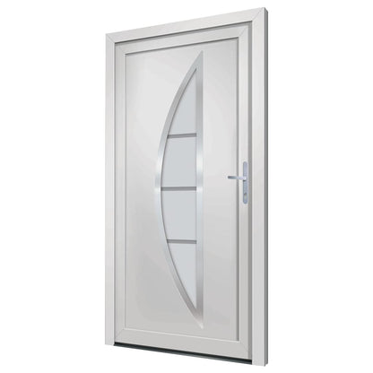 Voordeur 98x208 cm PVC wit