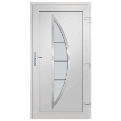 Voordeur 98x208 cm PVC wit