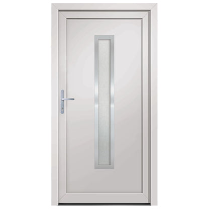 Voordeur 88x200 cm PVC wit