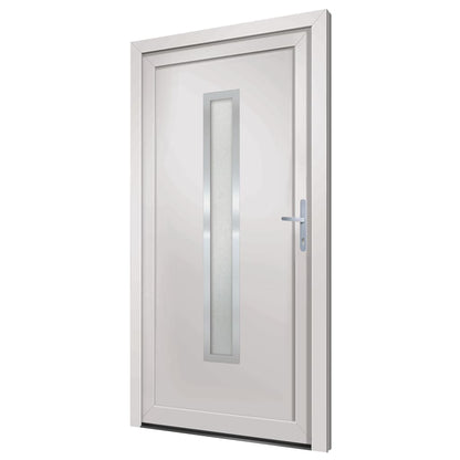 Voordeur 88x200 cm PVC wit