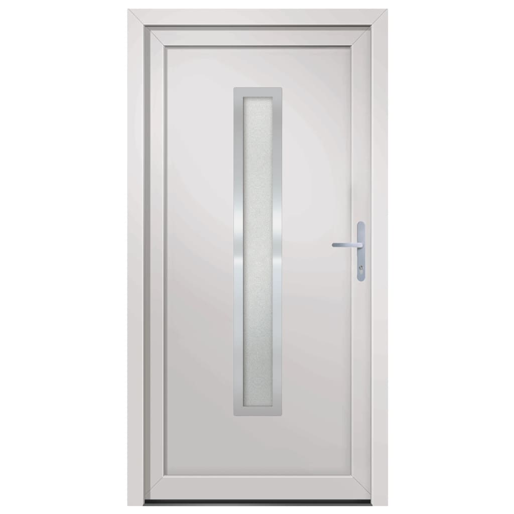Voordeur 98x190 cm PVC wit