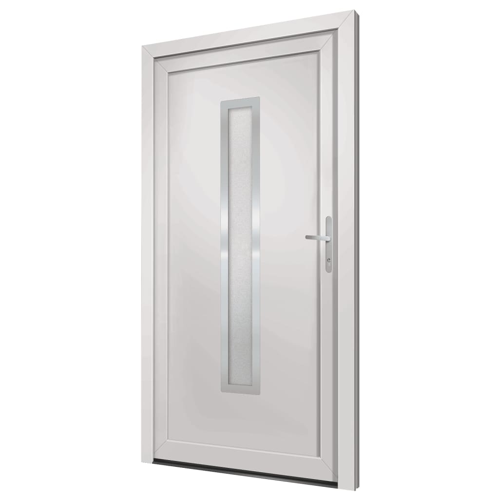 Voordeur 98x190 cm PVC wit