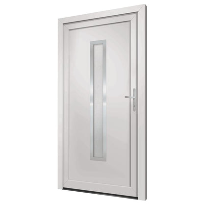 Voordeur 98x190 cm PVC wit