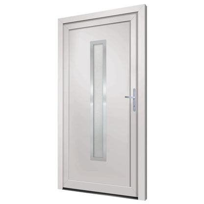Voordeur 98x200 cm PVC wit