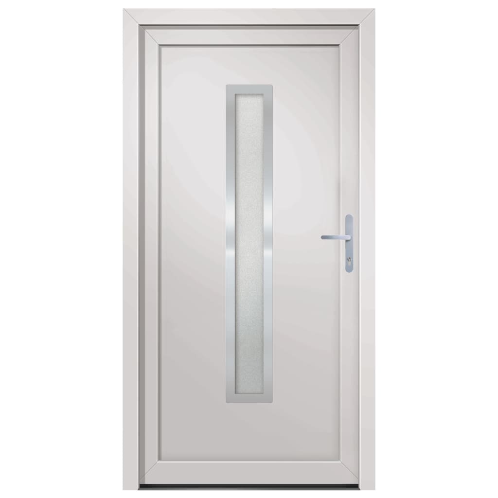 Voordeur 108x208 cm PVC wit