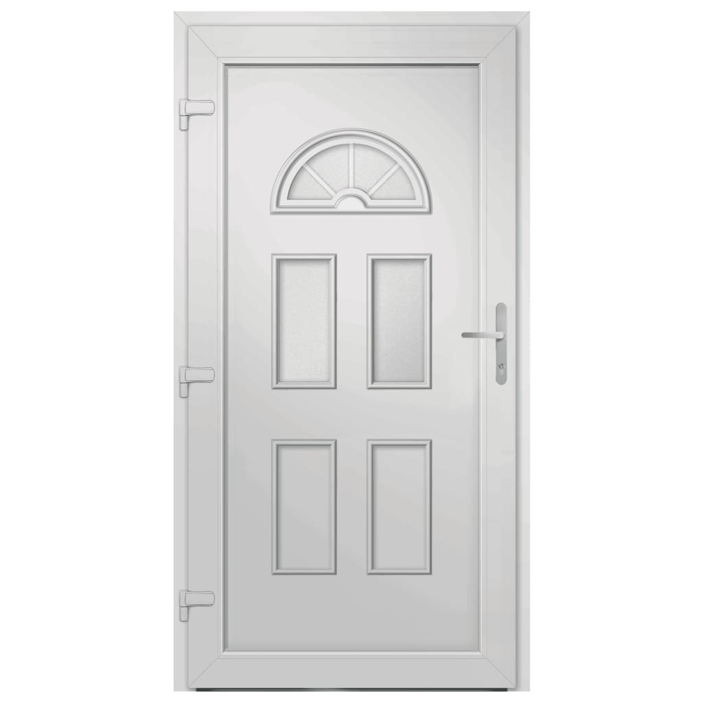 Voordeur 88x190 cm PVC wit