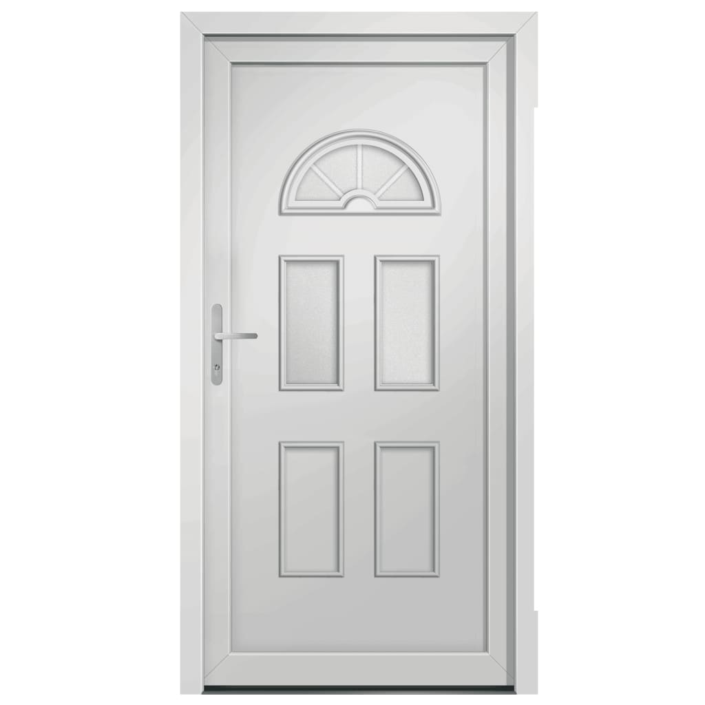 Voordeur 98x198 cm PVC wit