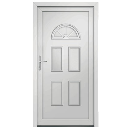 Voordeur 98x198 cm PVC wit