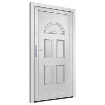 Voordeur 110x210 cm PVC wit