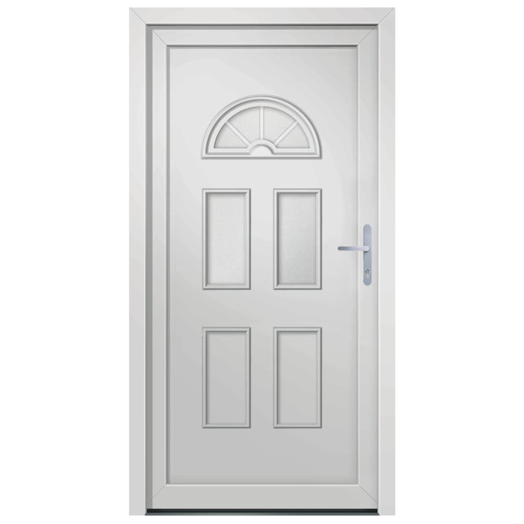 Voordeur 88x200 cm PVC wit