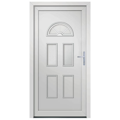 Voordeur 88x200 cm PVC wit