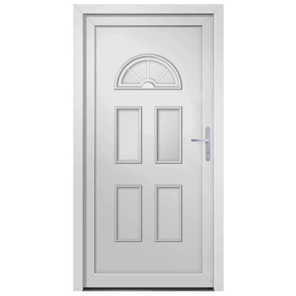 Voordeur 88x208 cm PVC wit