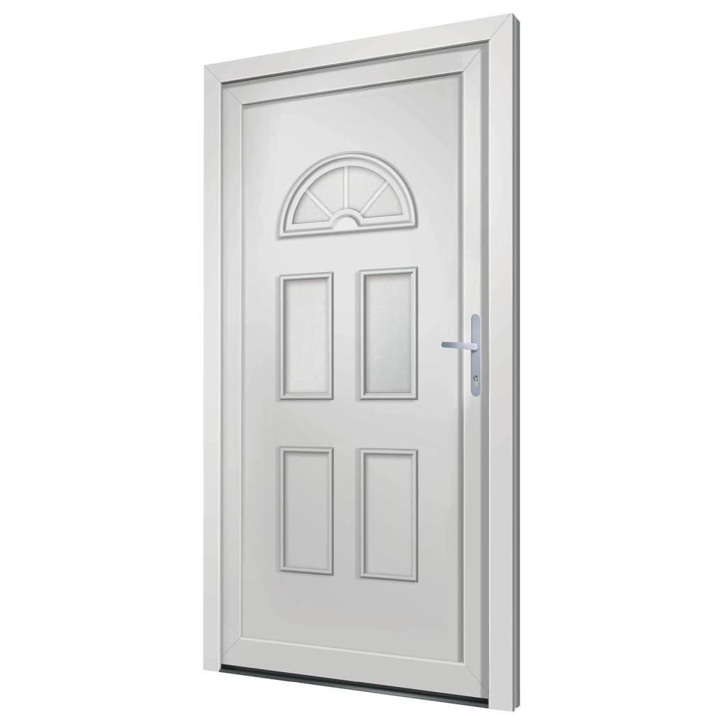 Voordeur 88x208 cm PVC wit