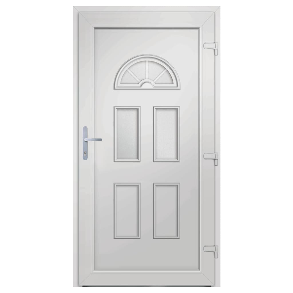 Voordeur 88x208 cm PVC wit