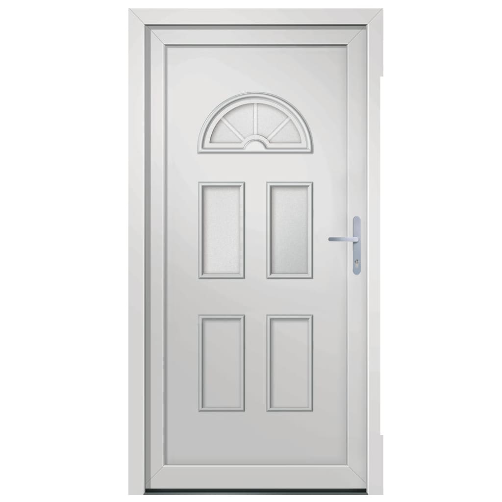 Voordeur 98x208 cm PVC wit