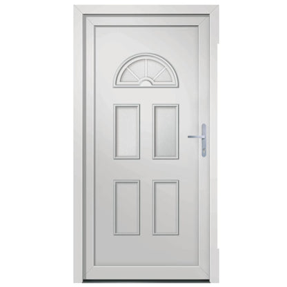 Voordeur 98x208 cm PVC wit