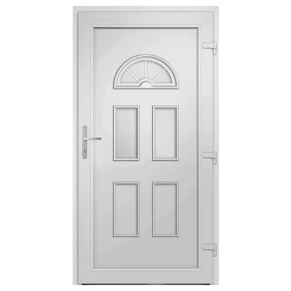 Voordeur 98x208 cm PVC wit