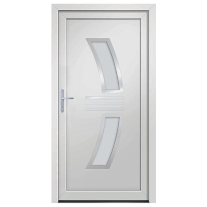 Voordeur 88x200 cm PVC wit