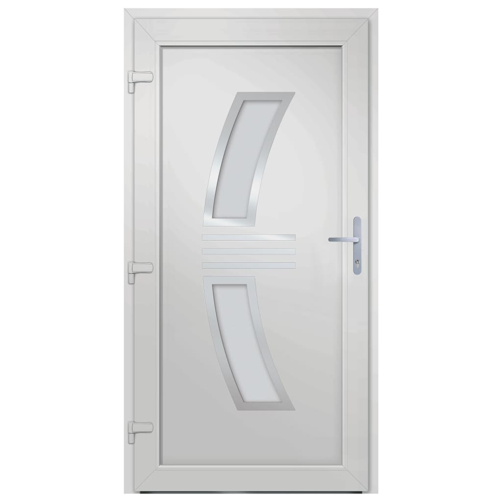 Voordeur 88x200 cm PVC wit