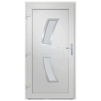 Voordeur 88x200 cm PVC wit